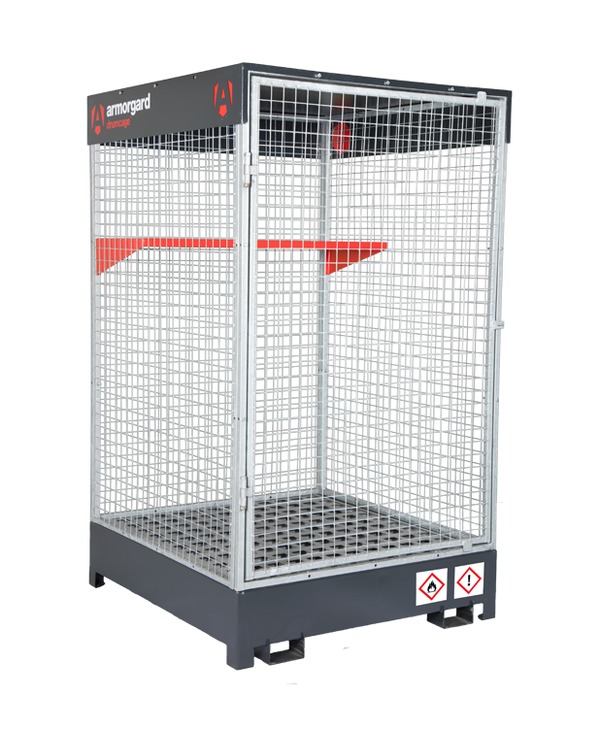 DrumCage COSHH Compliant Storage Unit for liquids, gases and solids 1215x1265x2080 - DRC4