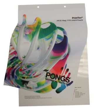 PONGS PES Flag 110 Paperback Flag Textile