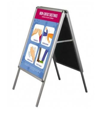 Self Distancing A-Frame A1 Floor Signs