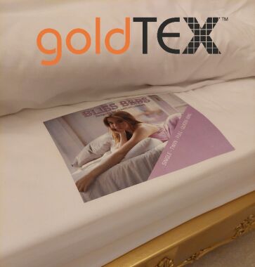 GoldTex Satin Textile S/A Laser Printable Labels SRA3 pk 100