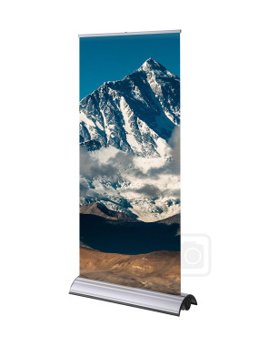 Everest Solvent Textured Roll-up Banner 215 Micron