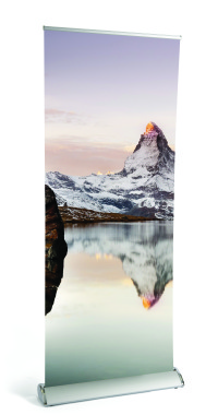 Matterhorn Solvent Textured Roll-up Banner 170 Micron