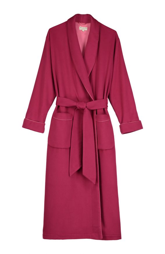cashmere and silk robe