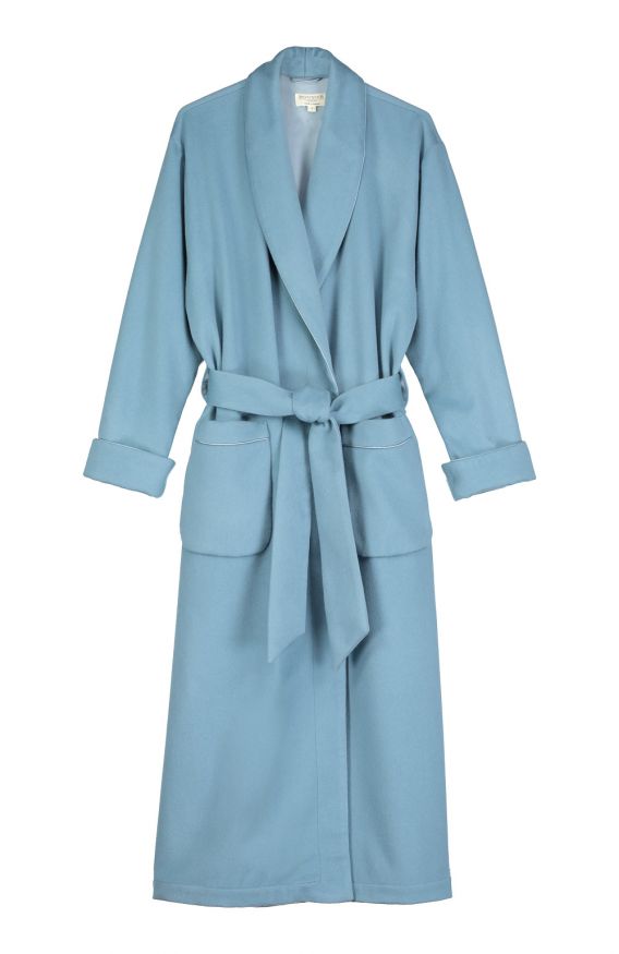 cashmere and silk robe