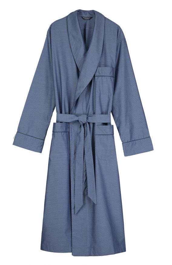 Men's Finesse Jacquard Luxury Dressing Gown Bonsoir