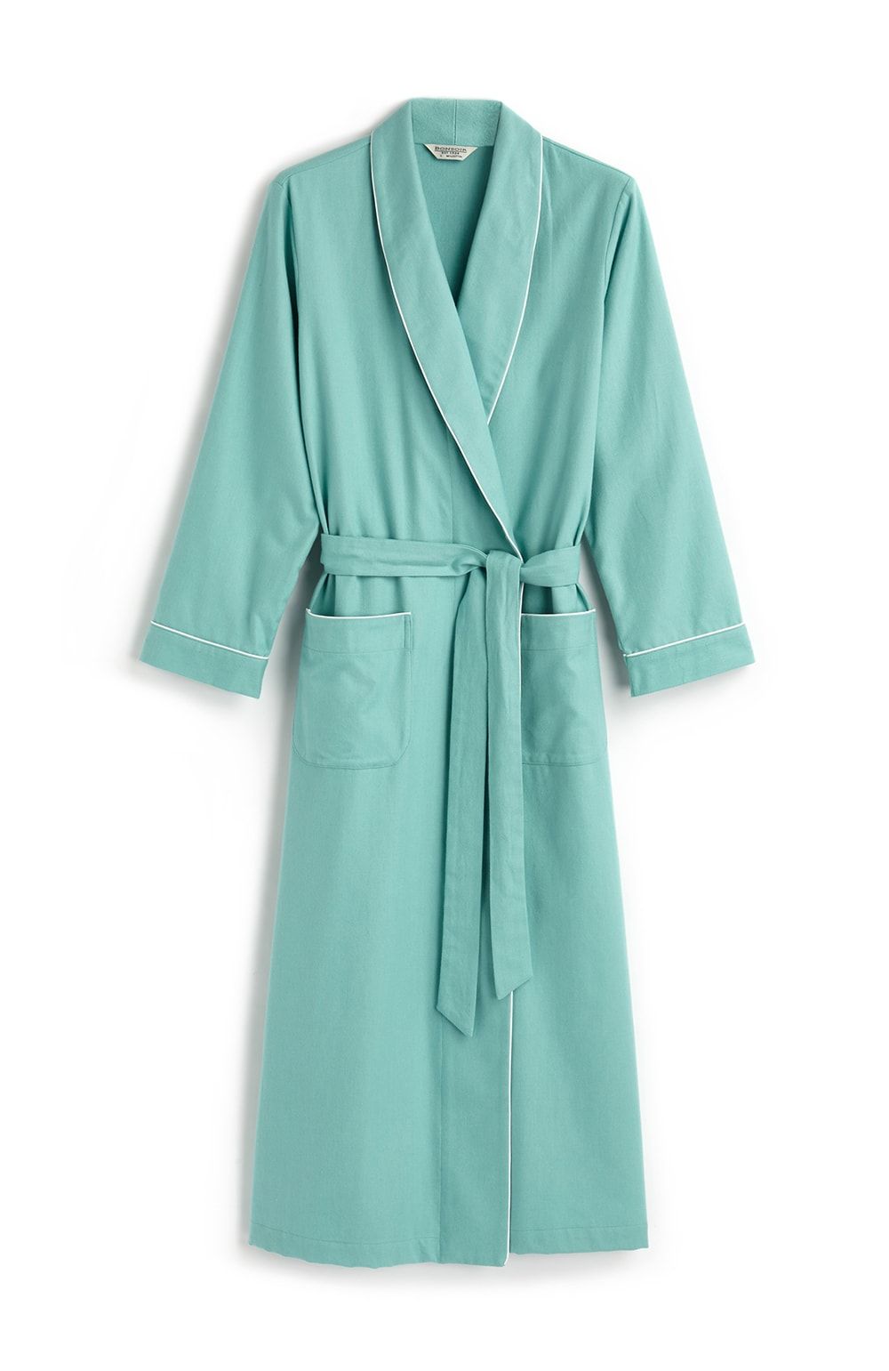 Ladies Brushed Cotton Dressing Gown Bonsoir