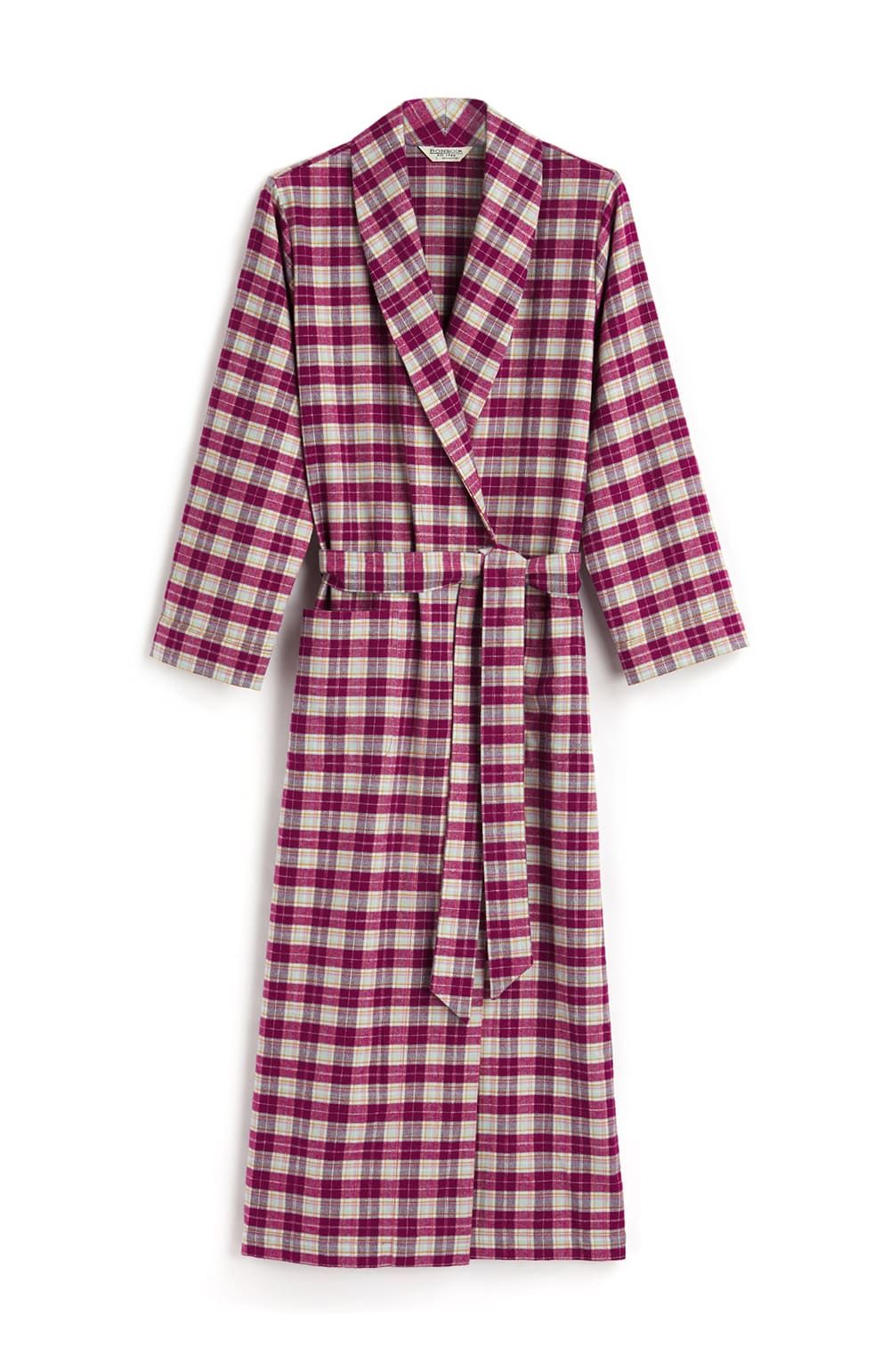 Ladies' Tartan Dressing Gown Bonsoir