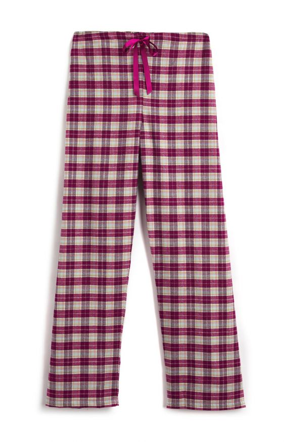 Ladies' Tartan Pyjama Bottoms Bonsoir