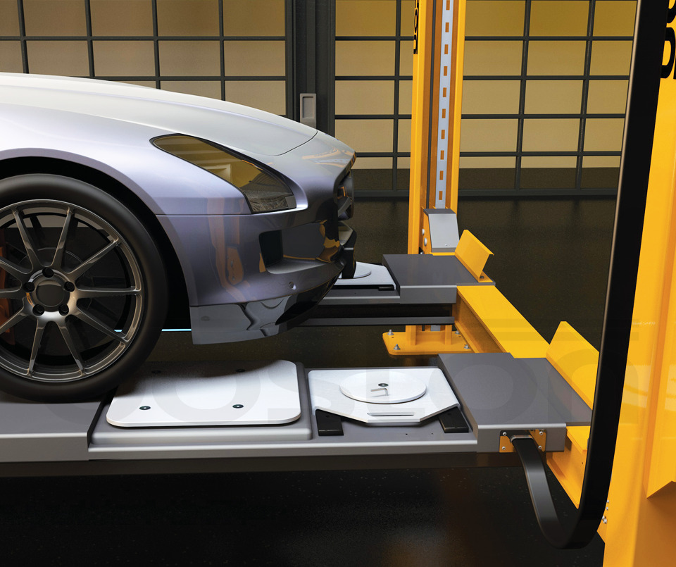 4T 4 Post Lift 5.3m Platform Boston Garage Equipment