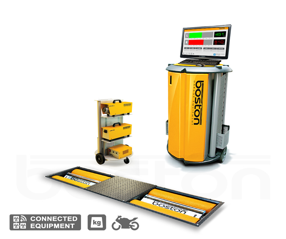 D412 High Quality Roller Brake Tester for Official Vehicle Testing 3