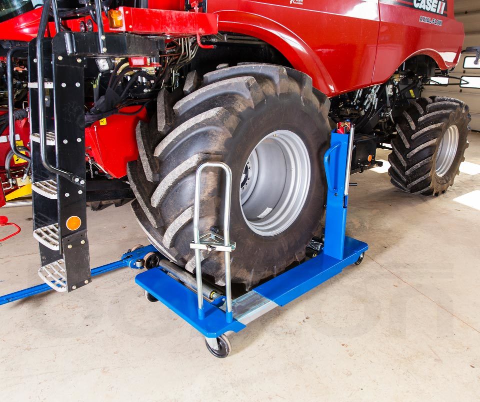 1.5T Mechanical Wheel Trolley Boston Garage Equipment