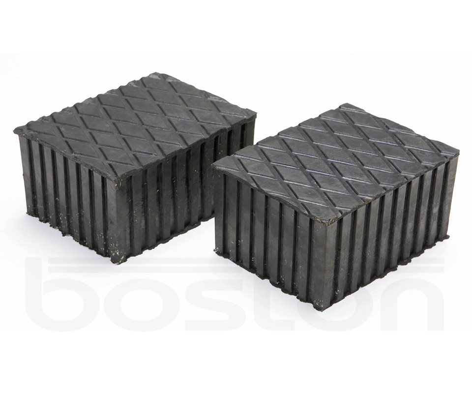 80mm Rubber Lifting Blocks Boston Garage Equipment