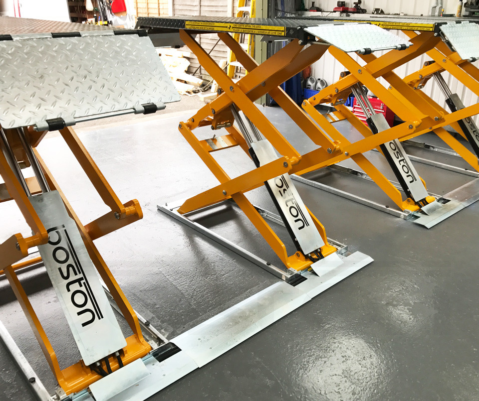 Scissor Lift 3.5T Car Lifts Boston Garage Equipment