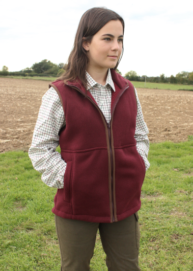 alan paine aylsham fleece waistcoat