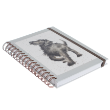 Black Labrador Spiral A5 Notepad by Wrendale Designs