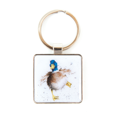"A Waddle and a Quack" Duck Keyring by Wrendale Designs