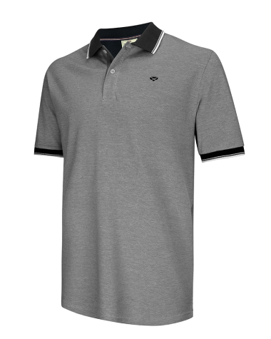 Kinghorn Polo Shirt-Contrast Navy