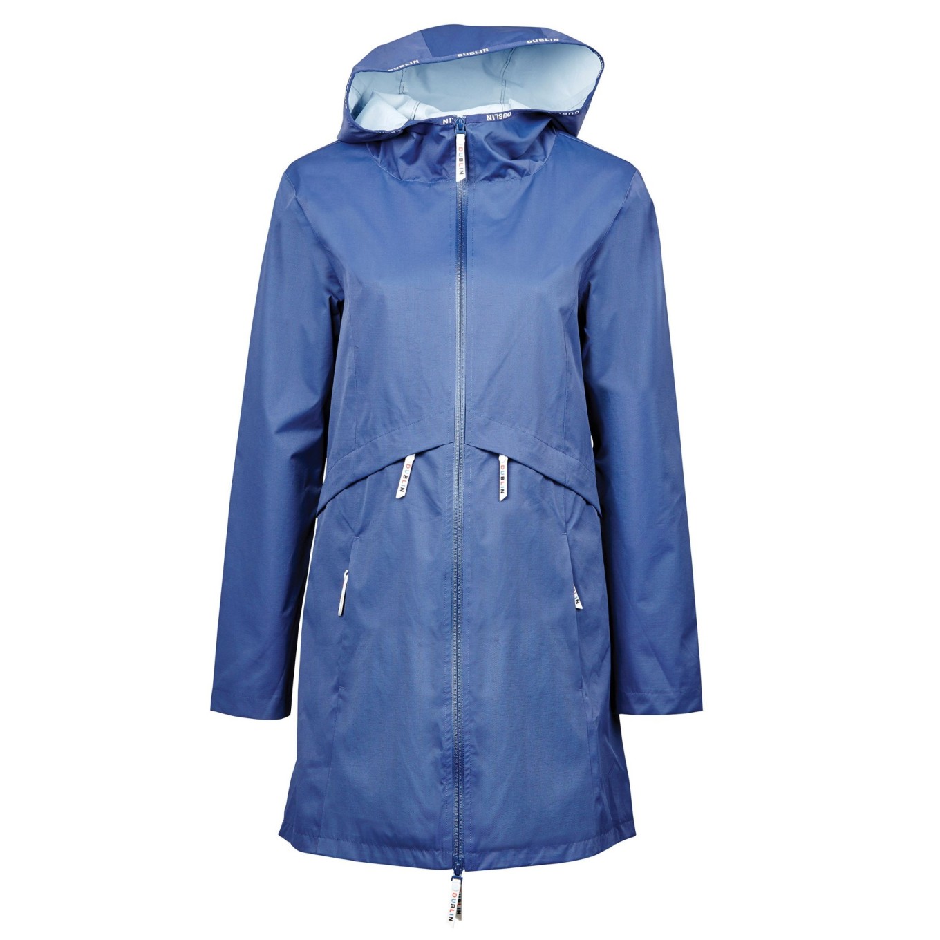 Waterproof lightweight trench coat in 2 layer fabric lined with airflo..