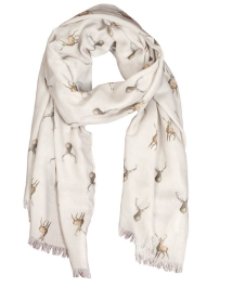 'Wild at Heart' Stag Scarf by Wrendale