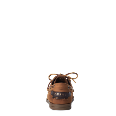 Ariat Antigua Deck Shoes-Ladies-Walnut