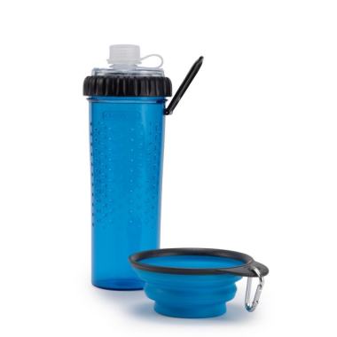 Dexas Snack-DuO with Companion Cup Pro Blue