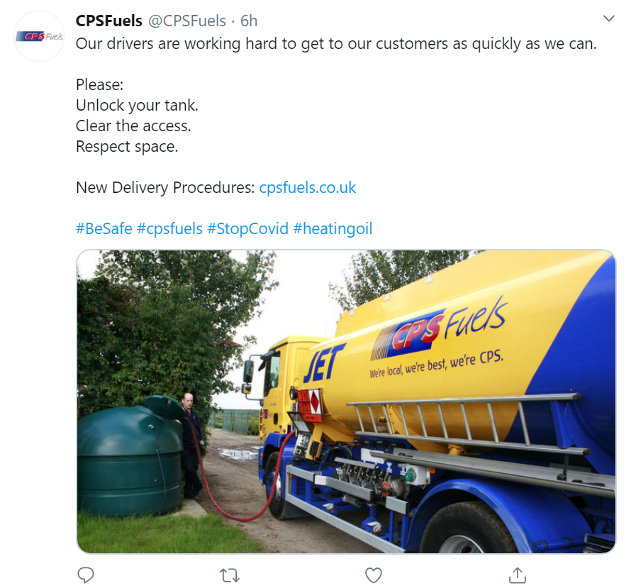 CPS Fuels Delivery Drivers