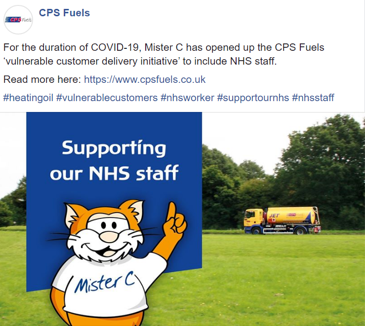 CPS Fuels supporting NHS workers