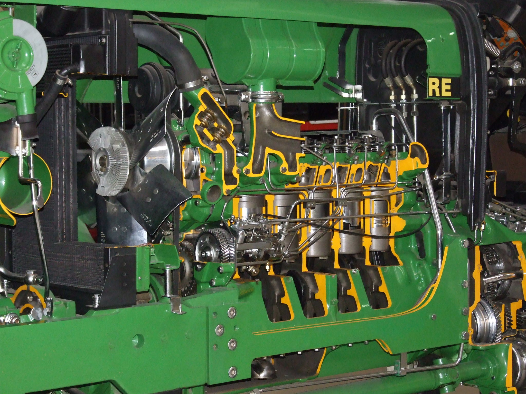 Tractor engine