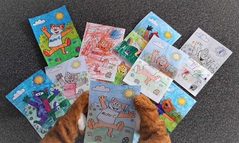 Thank you to everyone who entered my Easter colouring competition.