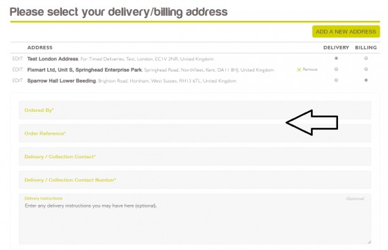 19 - Delivery Address and Order Details