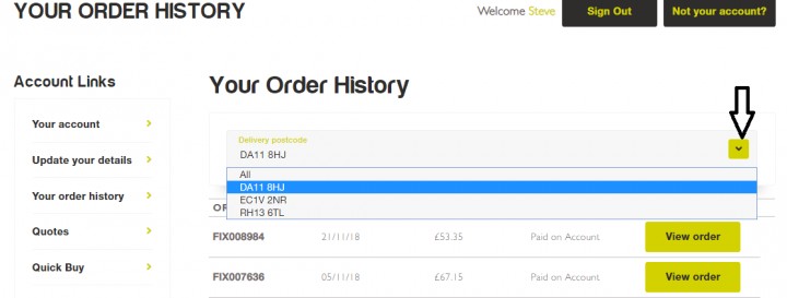 23 - Your Order History - Delivery - 2