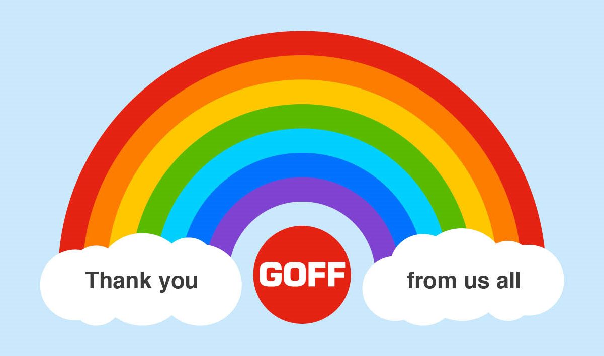 Goff - thank you from us all Goff - thank you from us all