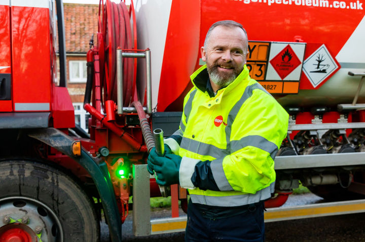 Domestic Delivery Driver with heating oil delivery for customers in Essex