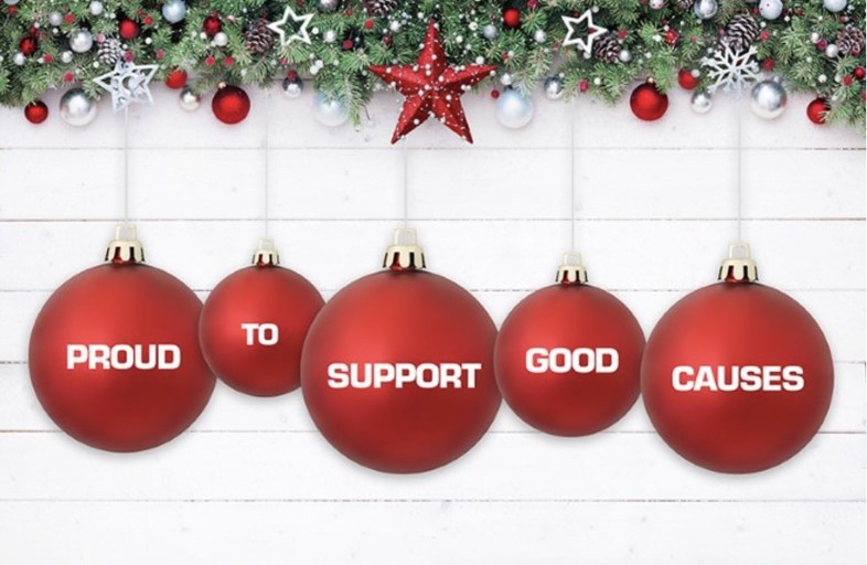 Proud to support good causes