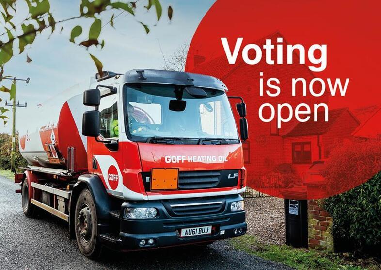 Vote now for your favourite charity to WIN free heating oil