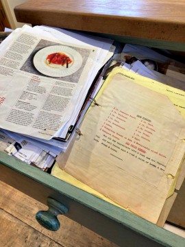 The recipe drawer