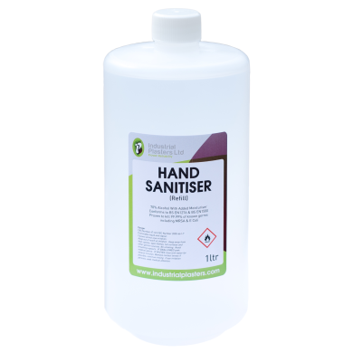 Antibacterial Hand Sanitiser Gel 70% alc -1ltr Refill Bottle
