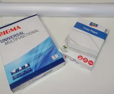 Stationary, paper and pens