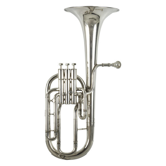 Secondhand Sterling Eb Tenor Horn Silverplate