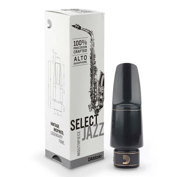 D'Addario Select Jazz D5M Ebonite Eb Alto Sax Mouthpiece