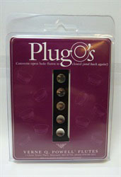 Powell Plug O's - open hole flute plugs 9mm