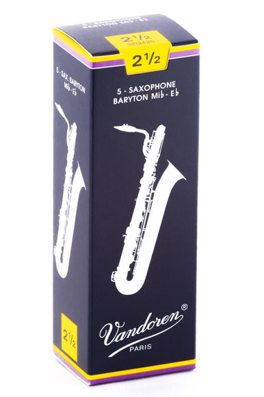 Vandoren Traditional Baritone Saxophone Reeds (Box of 5)