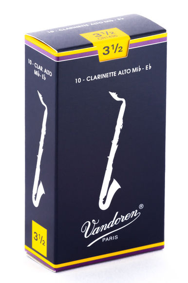 Vandoren Traditional Alto Clarinet Reeds (Box of 10)