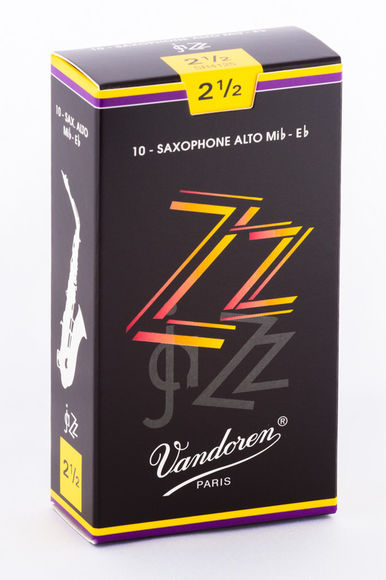 Vandoren Jazz ZZ Alto Saxophone Reeds (Box of 10)