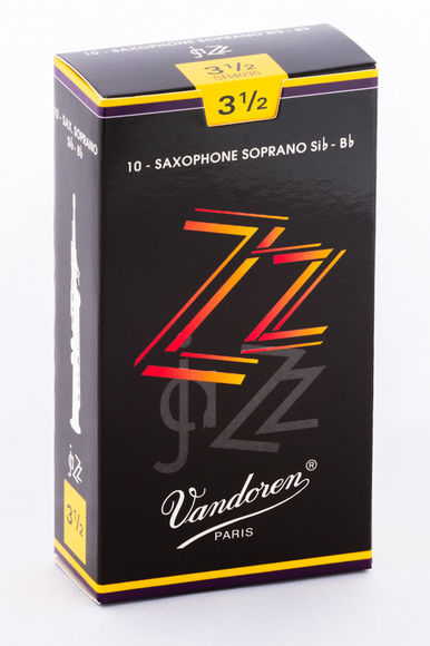 Vandoren ZZ Jazz Soprano Saxophone Reeds (Box of 10)