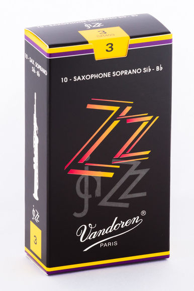 Vandoren ZZ Jazz Soprano Saxophone Reeds (Box of 10)