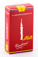 Vandoren Java Red Cut Soprano Saxophone Reeds (Box of 10)