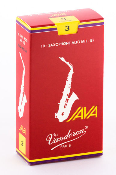 Vandoren Java Red Cut Alto Saxophone Reeds (Box of 10)
