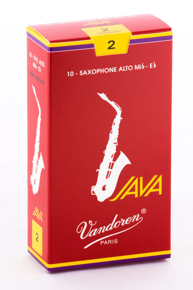 Vandoren Java Red Cut Alto Saxophone Reeds (Box of 10)