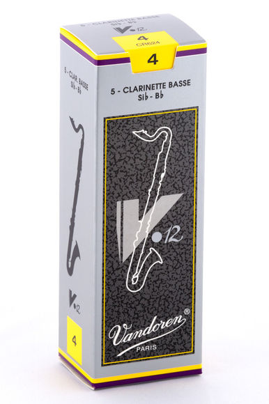 Vandoren V12 Bass Clarinet Reeds (Box of 5)